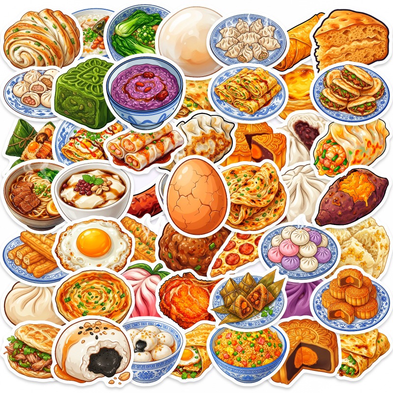 Food Snacks Wholesale - 50 pegatinas de material DIY para