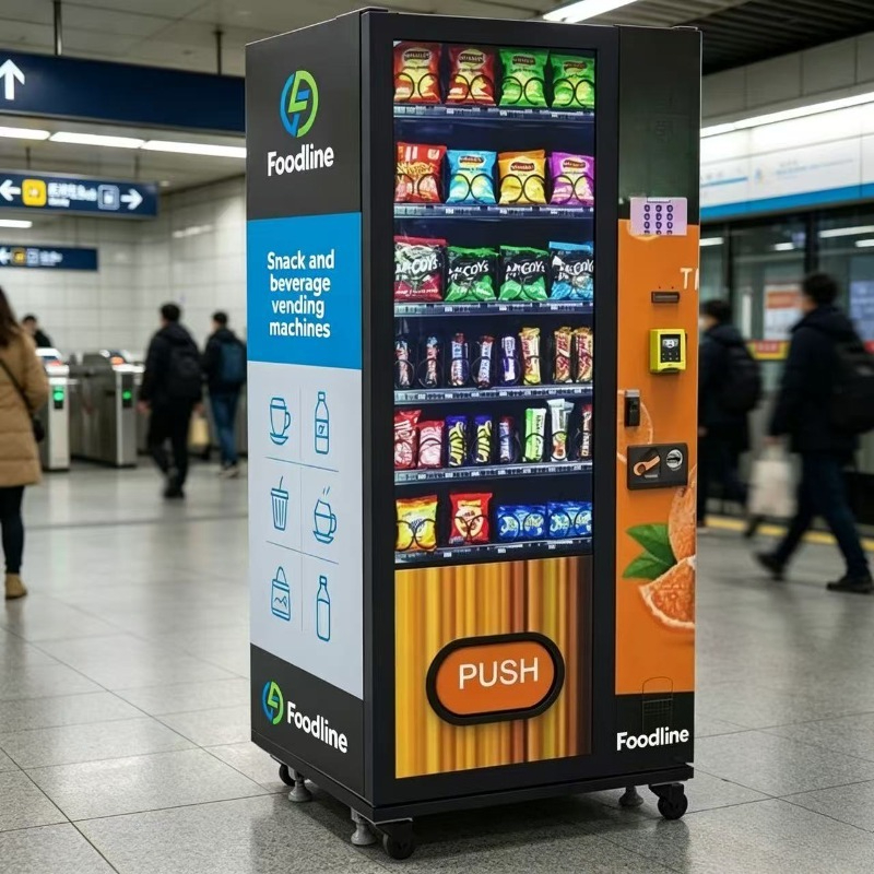 Food Snacks Healthy - Máquinas Expendedoras Personalizadas FL para Comida