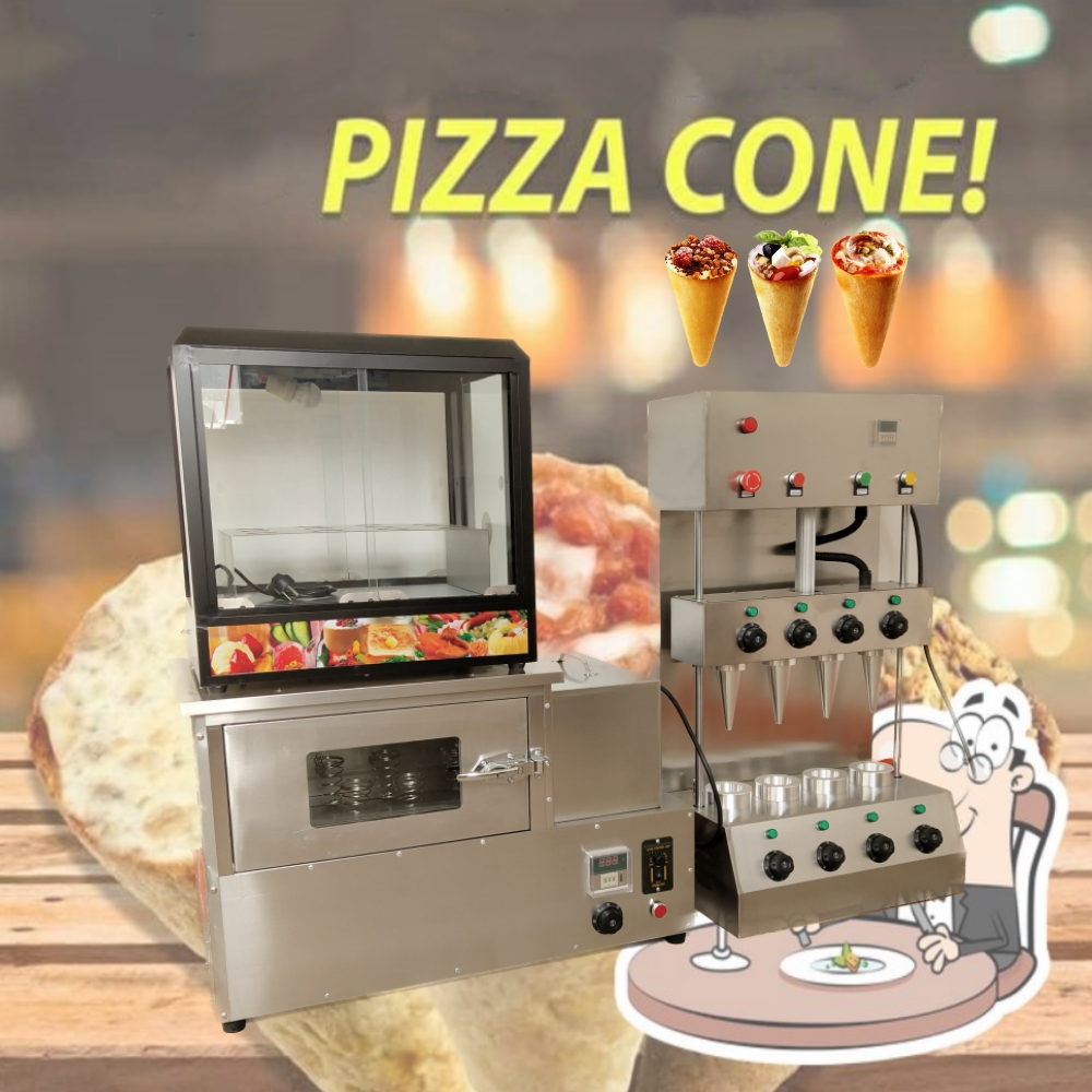 Food Snacks Healthy - Máquina para Hacer Conos de Pizza,