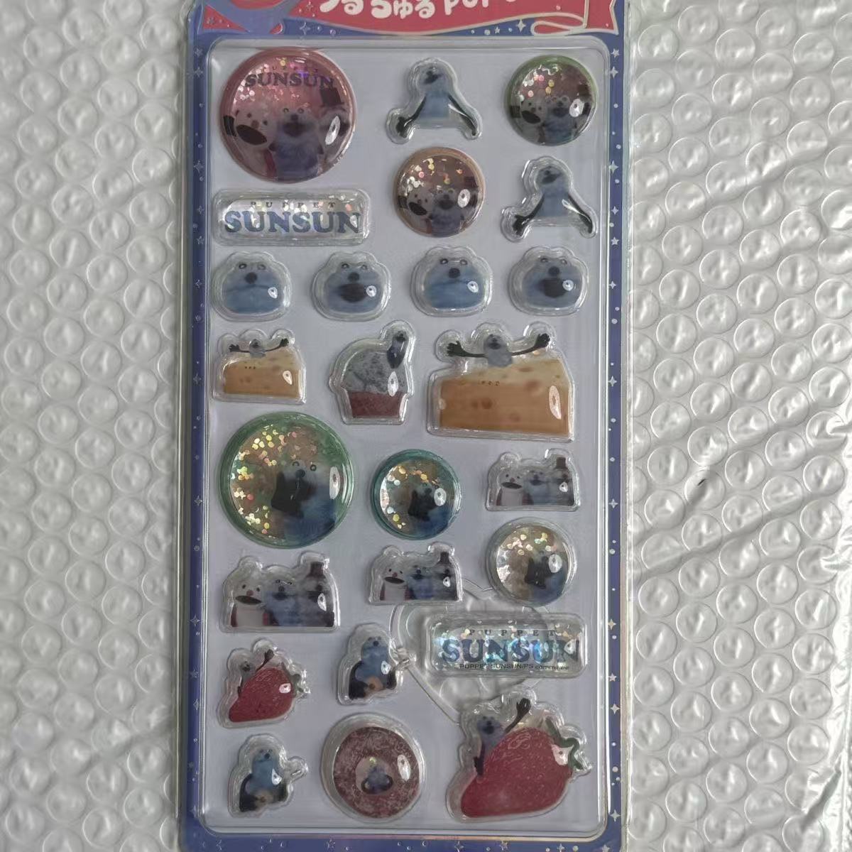 4 pegatinas transparentes 3D c - Food Grocery Snacks reseña y precio