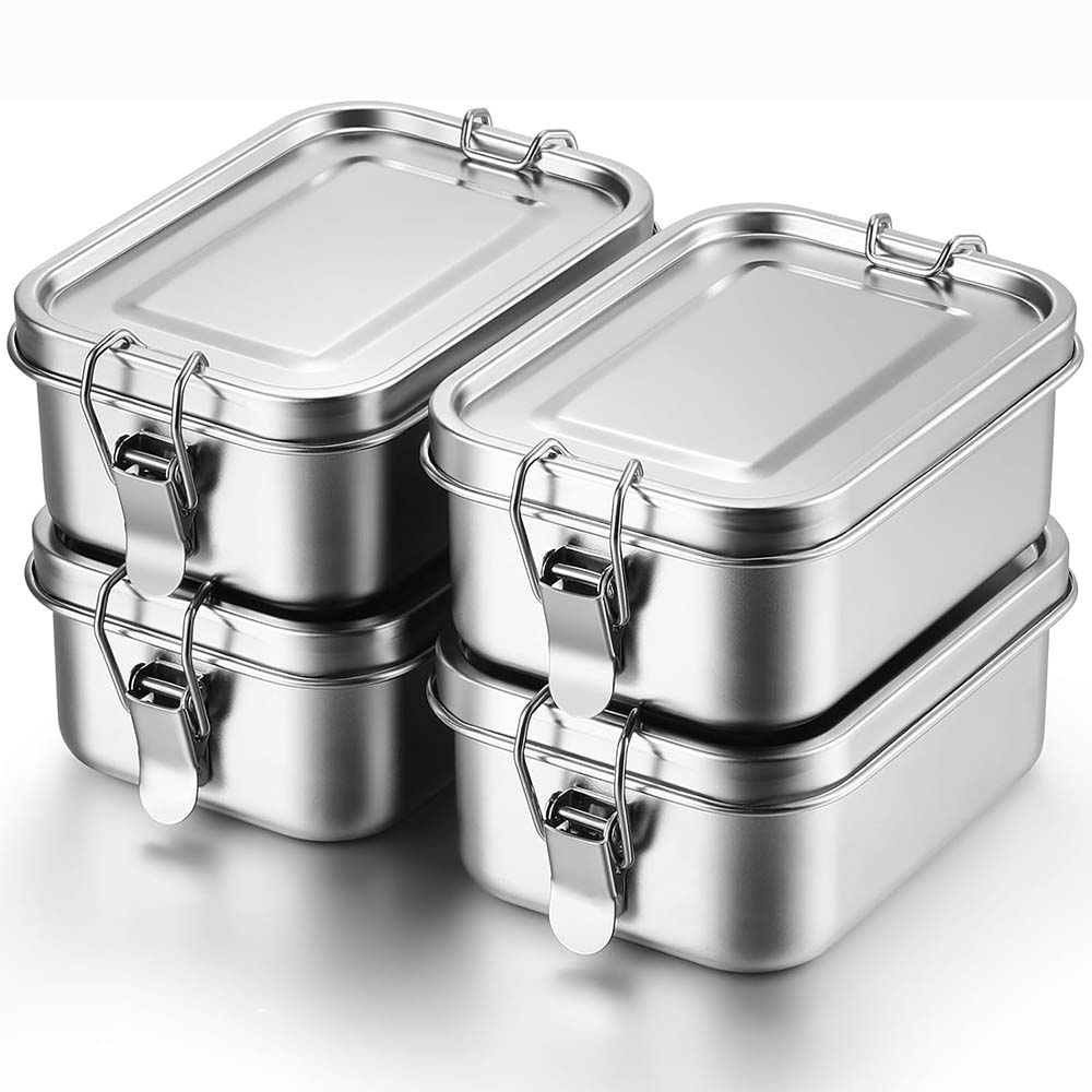 Fiambrera de Metal Bento Box d - Food Snacks For School reseña y precio