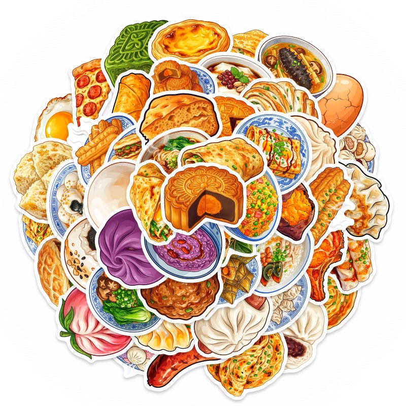 50 pegatinas de material DIY p - Food Snacks Wholesale reseña y precio