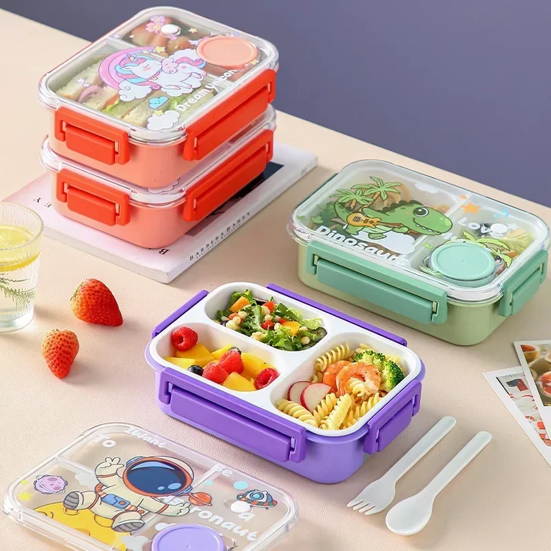 Fiambrera Bento de dibujos ani - Food Snacks For School reseña y precio