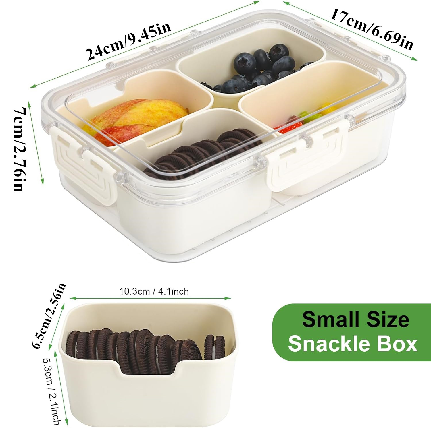 Caja Portátil para Almacenamie - Food Snacks Wholesale reseña y precio