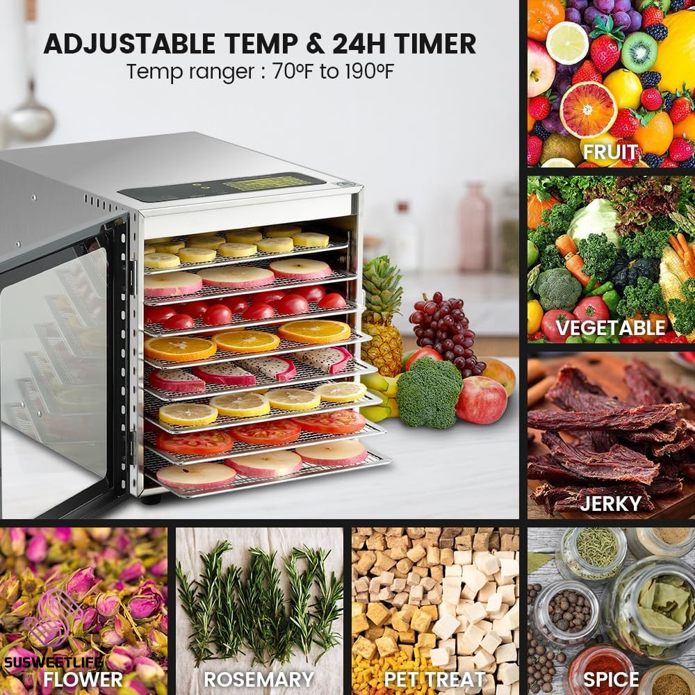 Deshidratador de Alimentos de  - Food Snacks Healthy reseña y precio