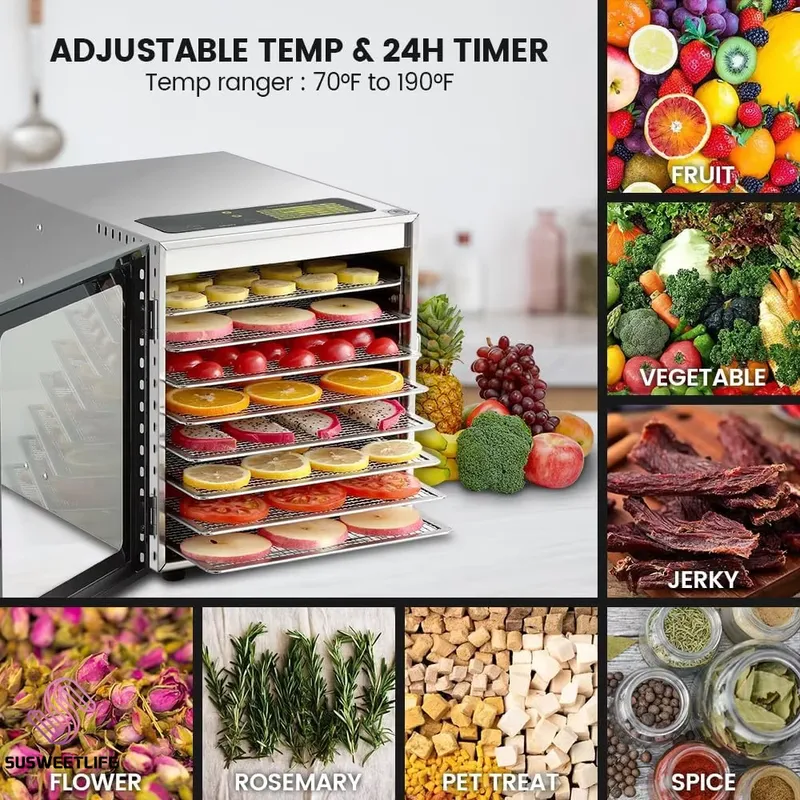 Deshidratador de Alimentos de  - Food Snacks Healthy reseña y precio
