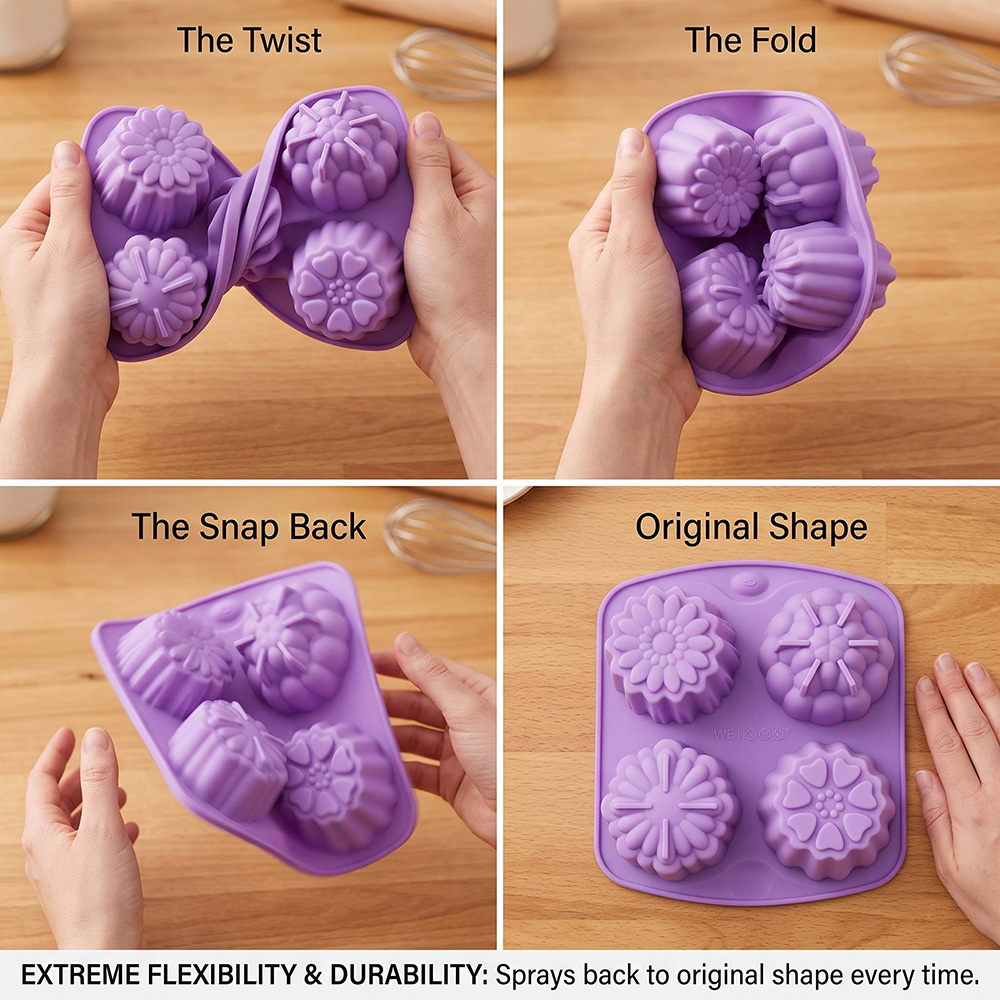 Molde de Silicona con Forma de - Food Snacks Healthy reseña y precio