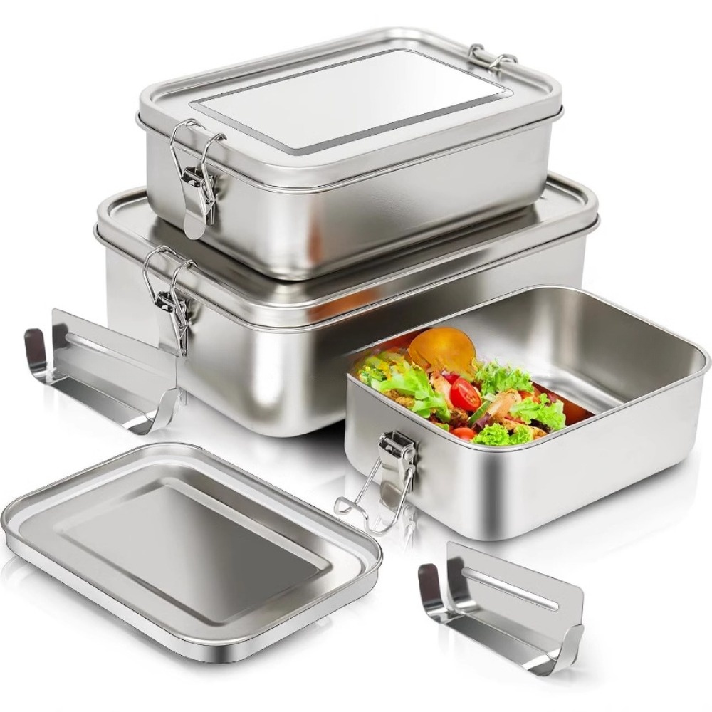 Caja Bento de acero inoxidable - Food Snacks Wholesale reseña y precio